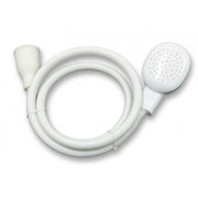 HOSE RAINDROP PUSH ON PLASTIC HANDSHOWER - WHITE